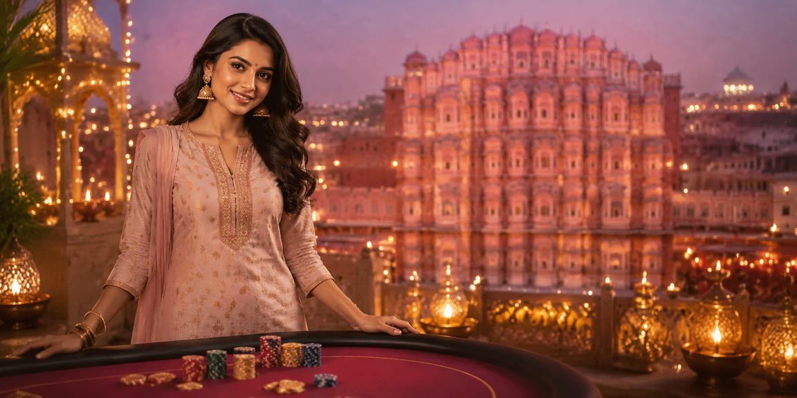 Jaipur Rummy player enjoying game